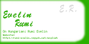 evelin rumi business card